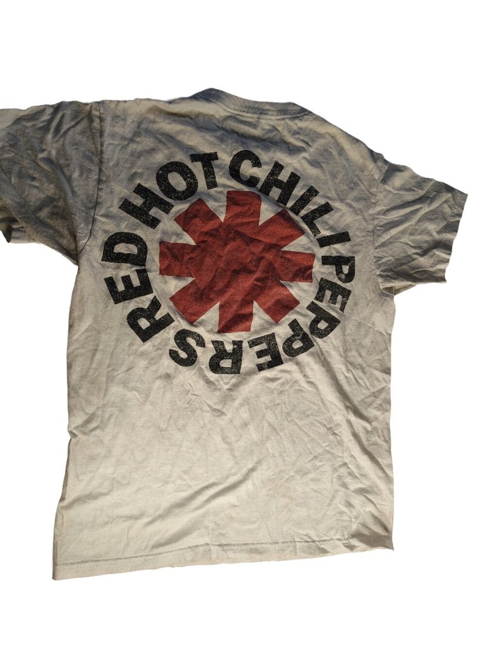 Men's Medium White Short Sleeve Red Hot Chili Peppers Branded Logo T-Shirt